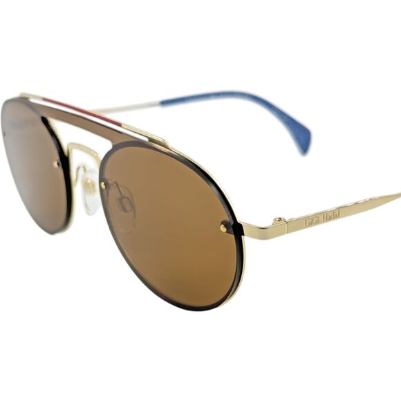Tommy Hilfiger TH Gigi Hadid 3S Womens Metal Sunglass 0J5G70 Gold 99-01 - Picture 2 of 5